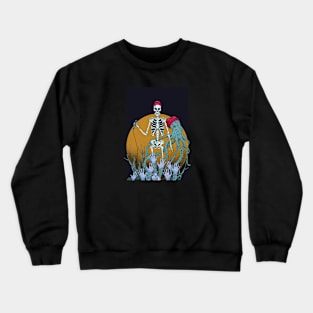 skull Crewneck Sweatshirt